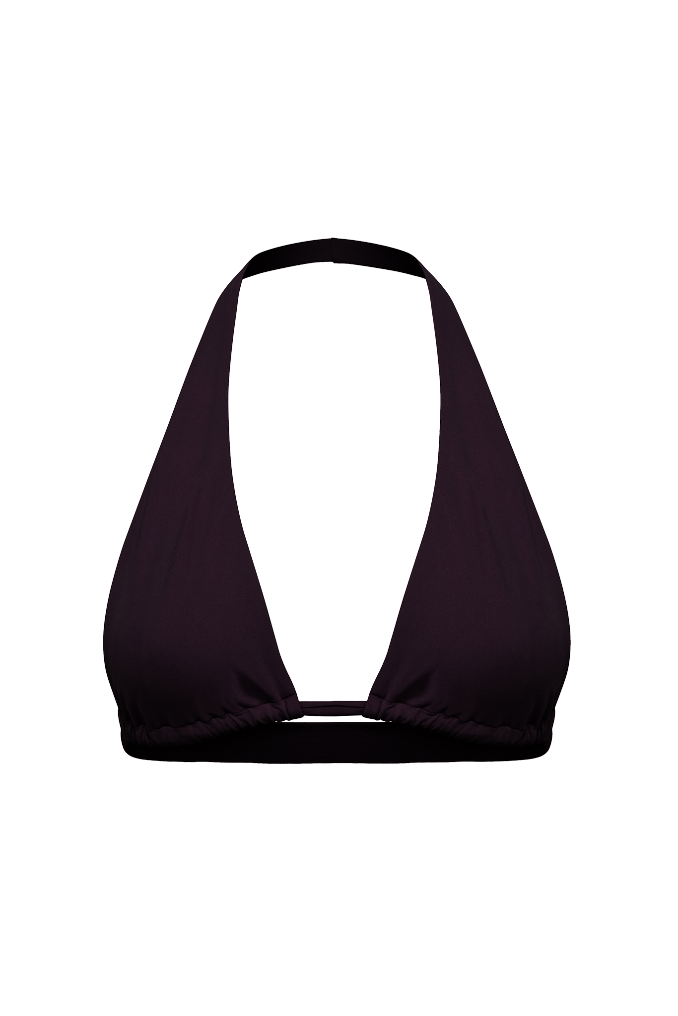 DiSKO Halter Bikini Top - Black - product front