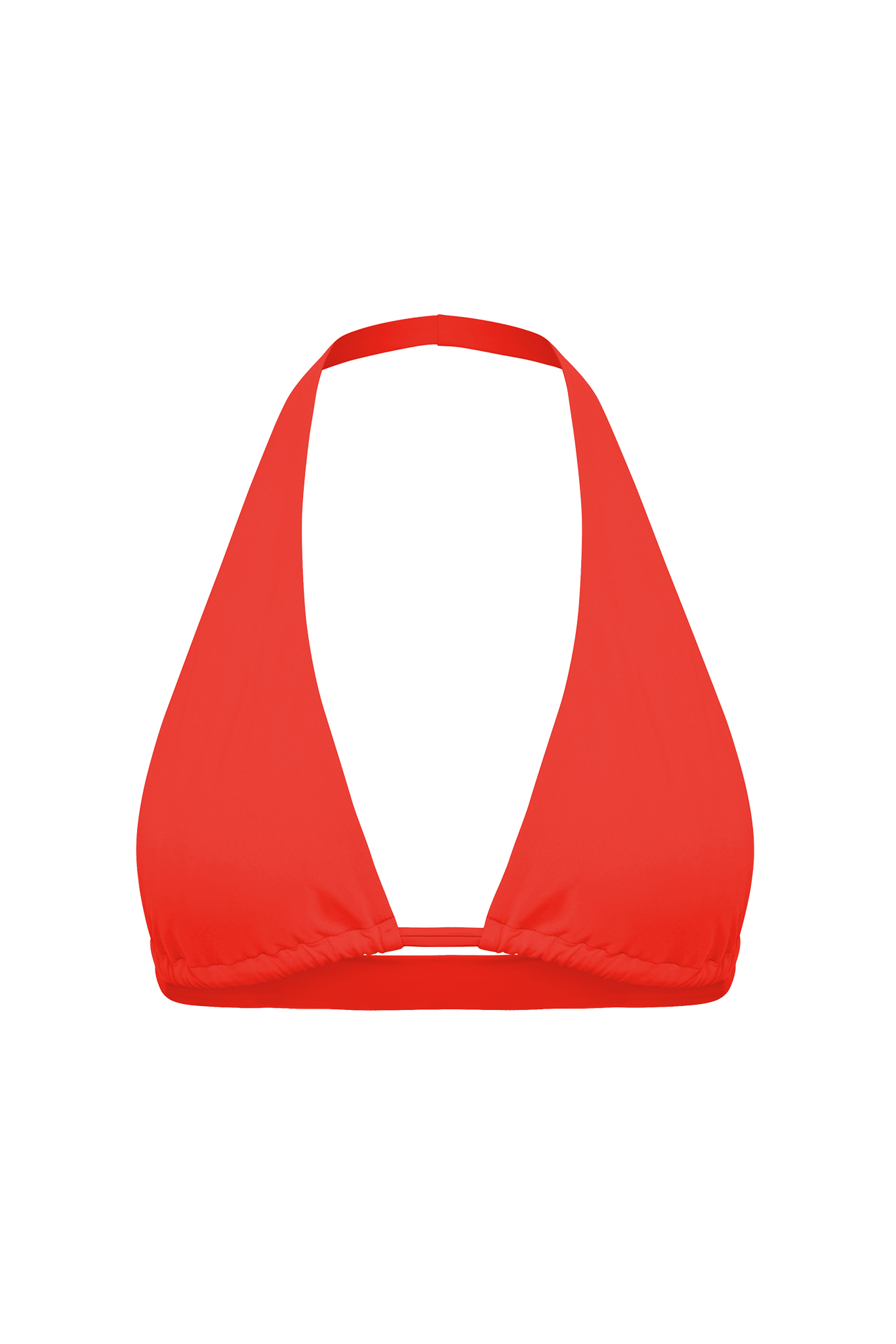 DiSKO Halter Bikini Top - Red - product front