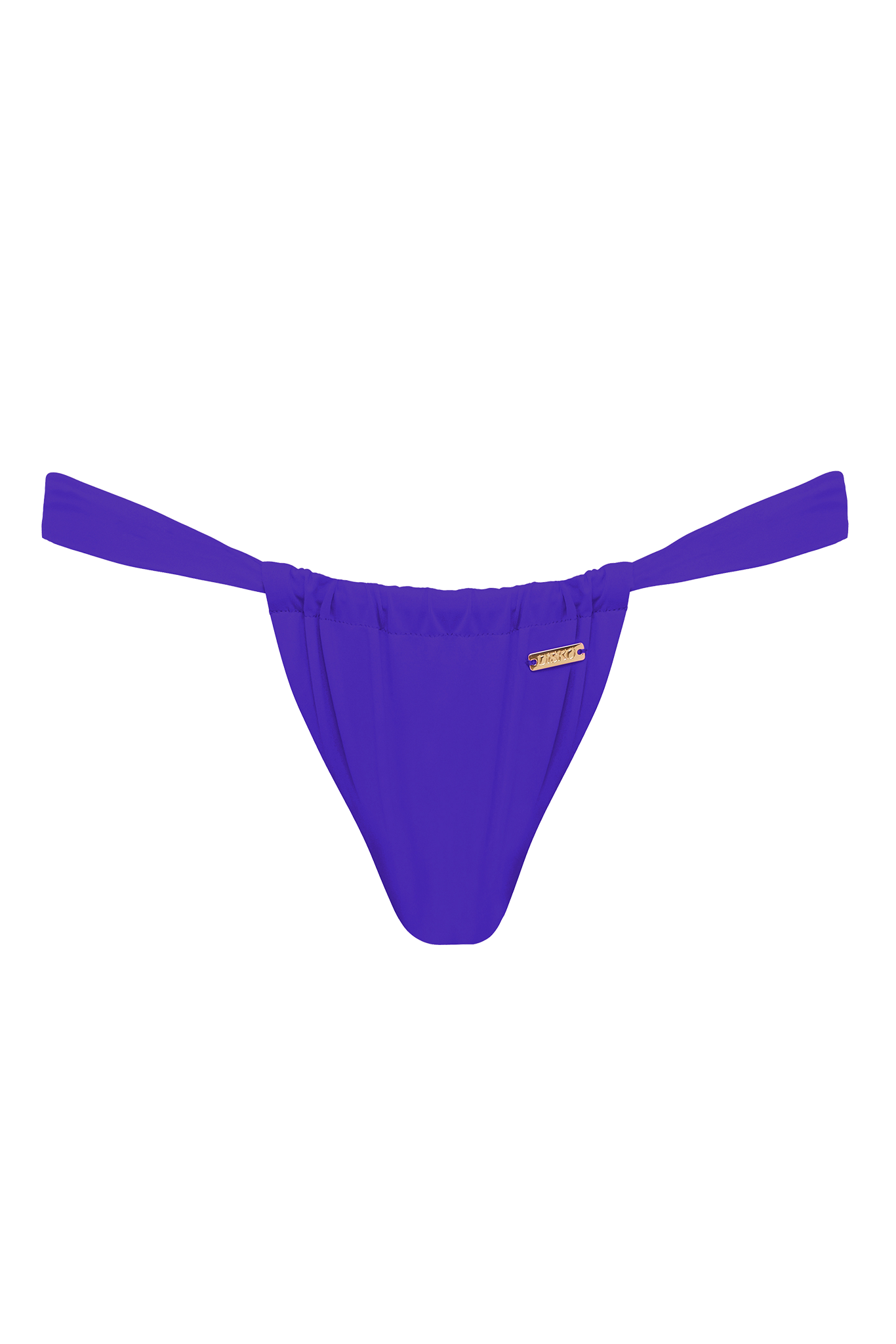 DiSKO Ruched Bikini Bottom - Ultra Blue - product front