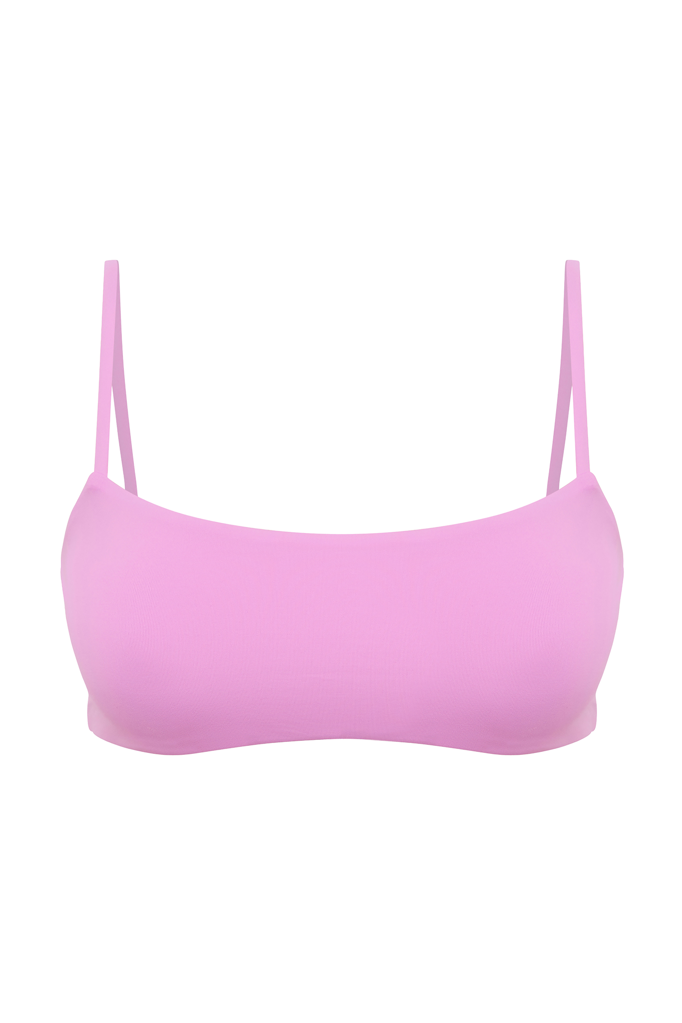DiSKO Square Crop Bikini Top - Pink - product front