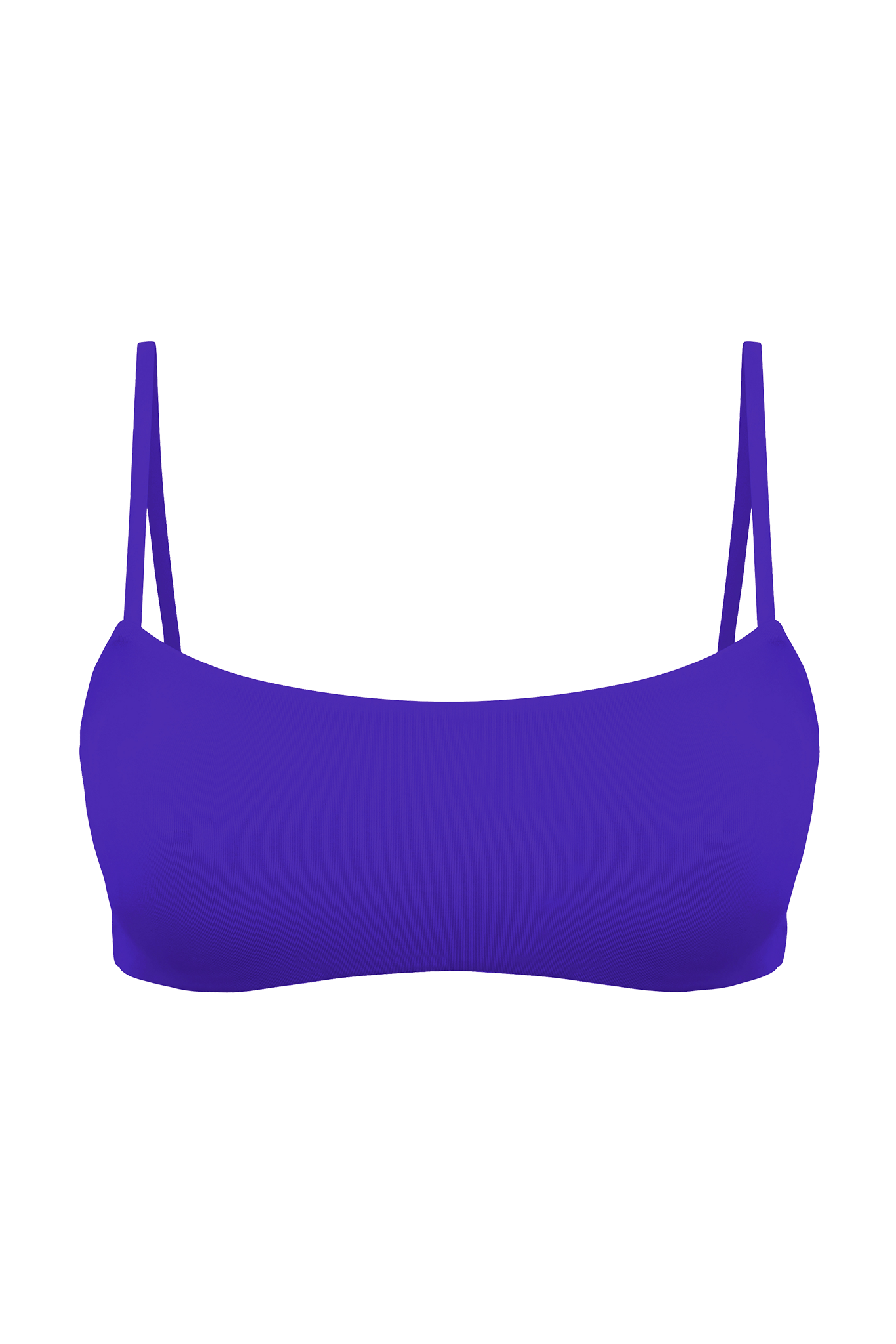 DiSKO Square Crop Bikini Top - Ultra Blue - product front