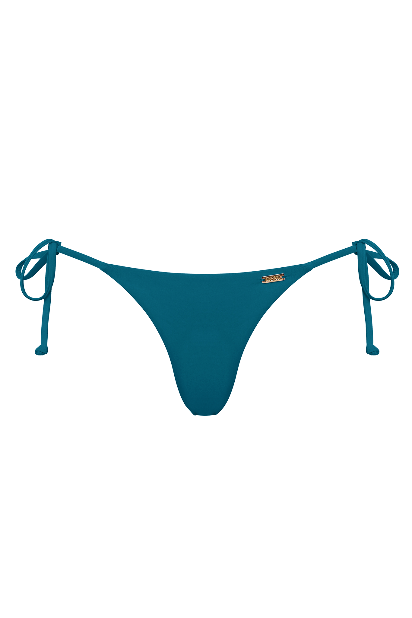 DiSKO Tie Side Bikini Bottom - Emerald - product front