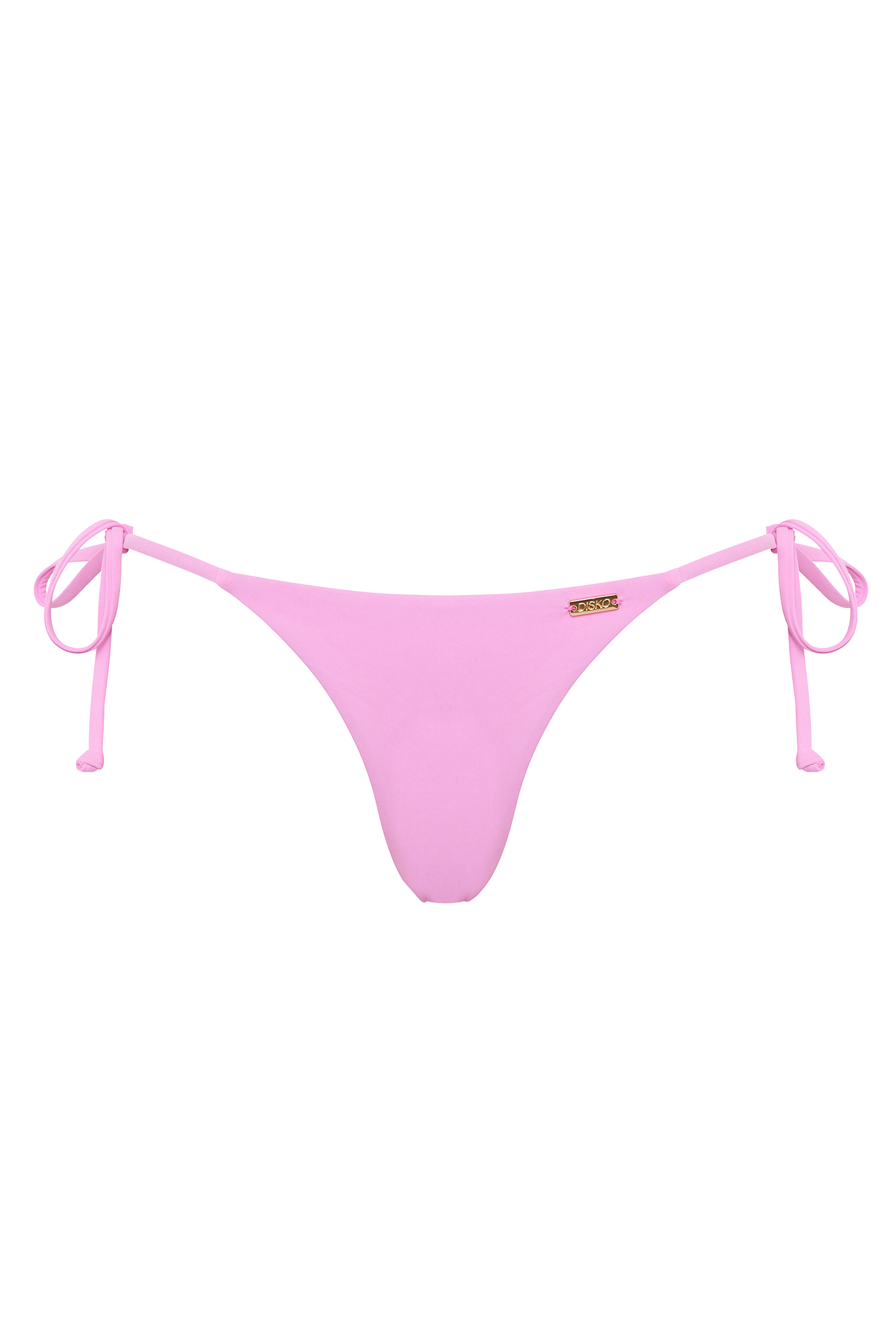 DiSKO Tie Side Bikini Bottom - Pink - product front
