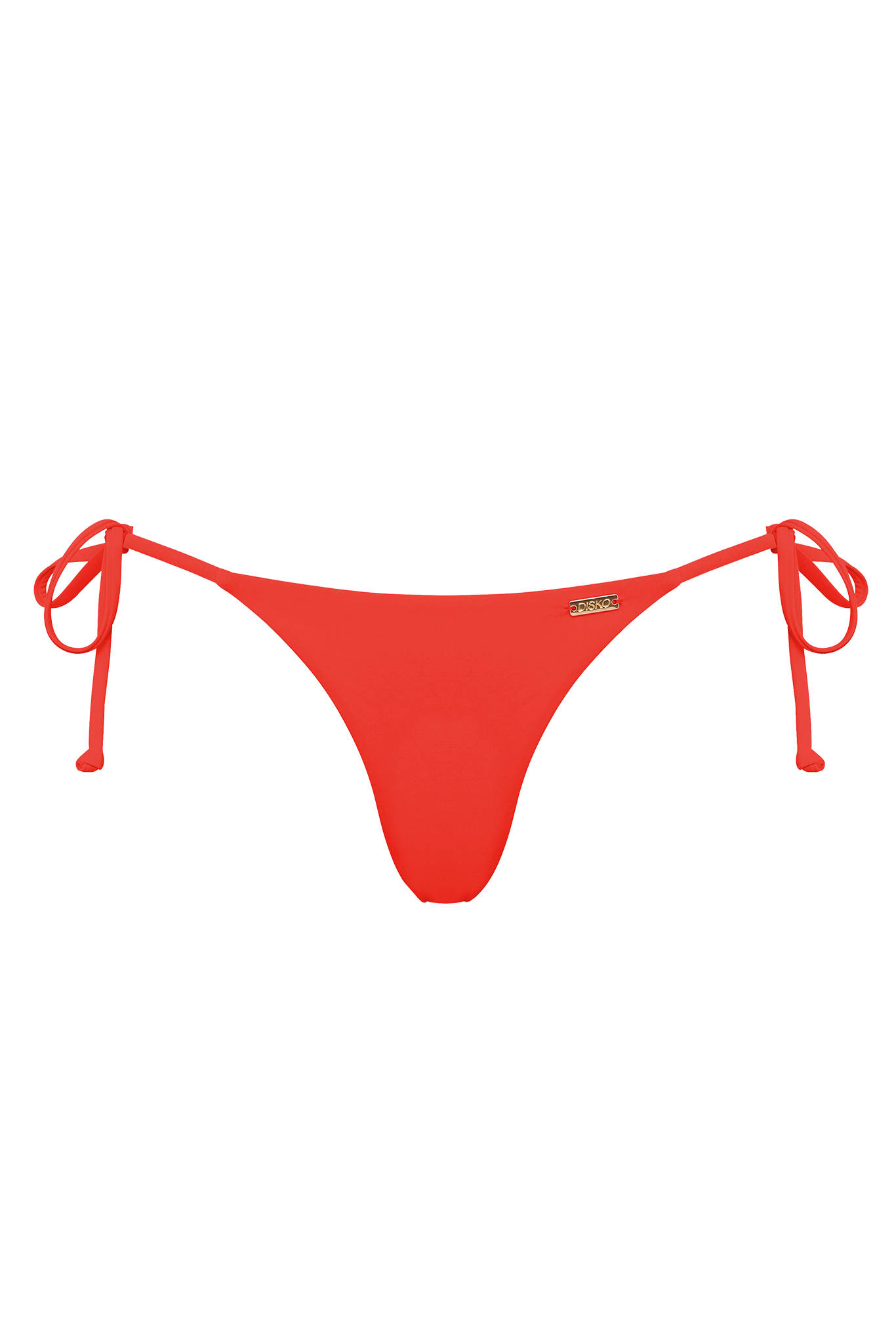 DiSKO Tie Side Bikini Bottom - Red - product front