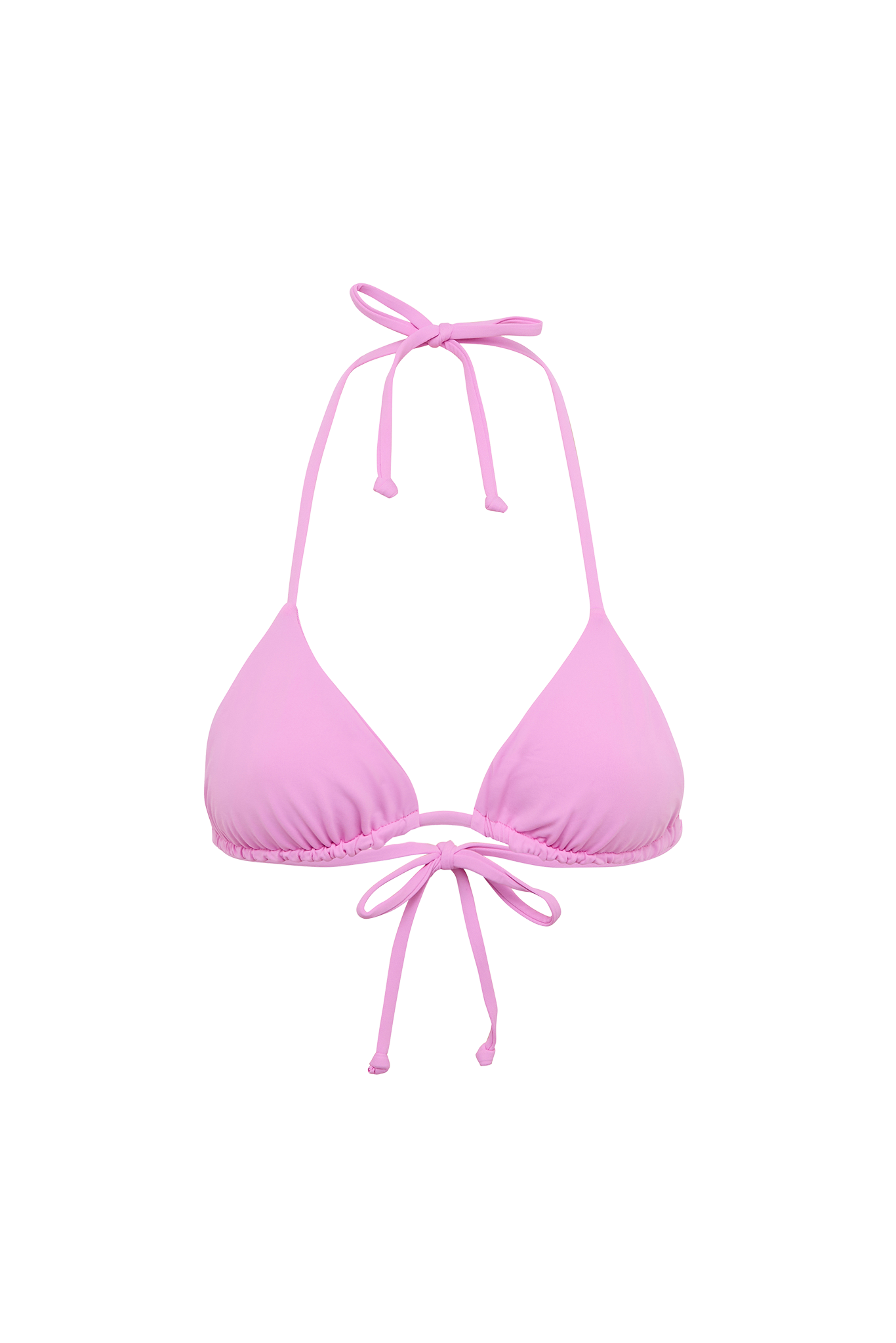 DiSKO Triangle Bikini Top - Pink - product front