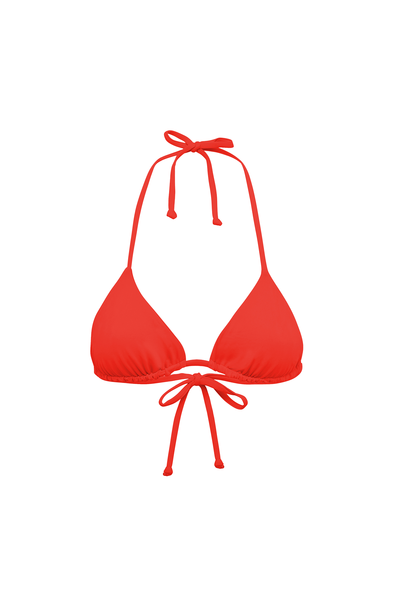 DiSKO Triangle Bikini Top - Red - product front