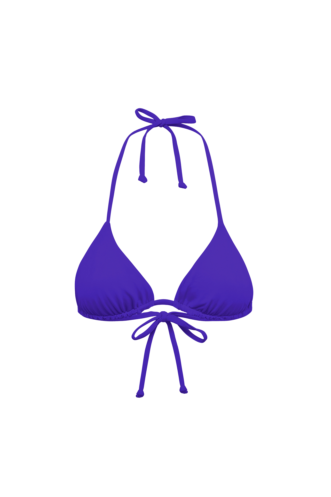 DiSKO Triangle Bikini Top - Ultra Blue - product front