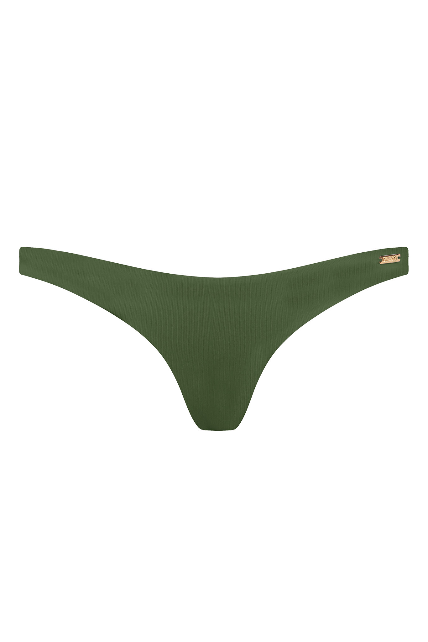 DiSKO Cheeky Bikini Bottom - Olive - product front