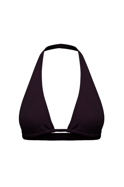 DiSKO Halter Bikini Top - Black - product front
