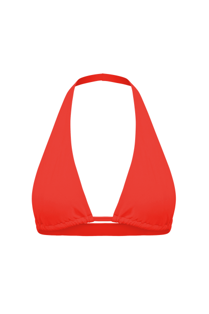 DiSKO Halter Bikini Top - Red - product front