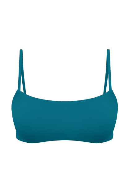 DiSKO Square Crop Bikini Top - Emerald - product front