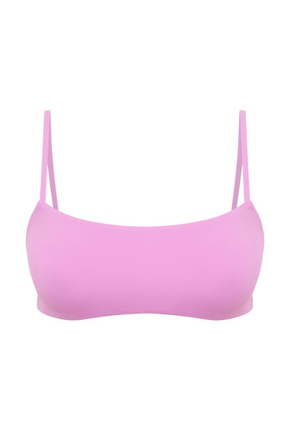 DiSKO Square Crop Bikini Top - Pink - product front