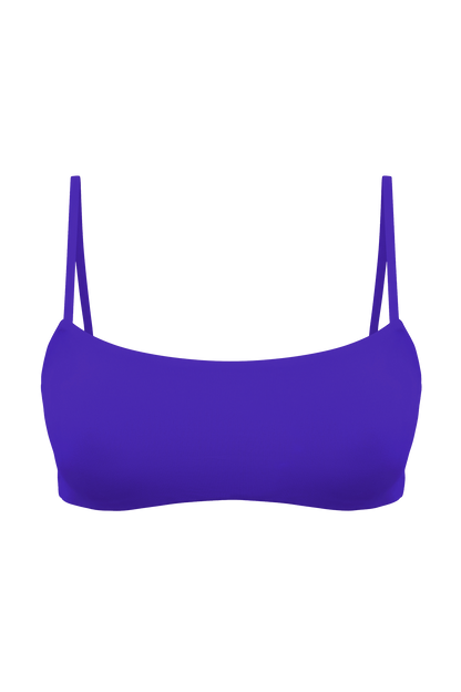 DiSKO Square Crop Bikini Top - Ultra Blue - product front