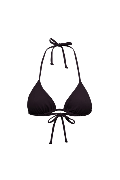 DiSKO Triangle Bikini Top - Black - product front