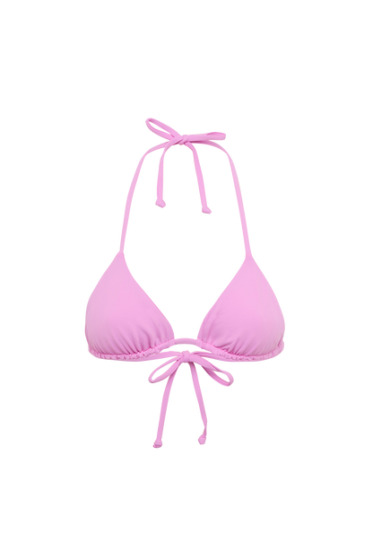 DiSKO Triangle Bikini Top - Pink - product front