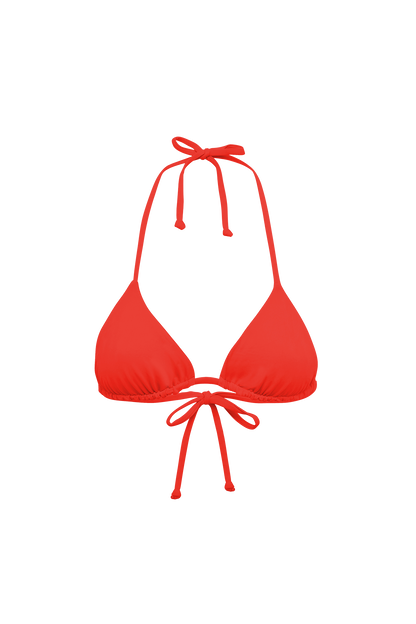 DiSKO Triangle Bikini Top - Red - product front