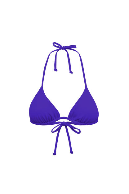 DiSKO Triangle Bikini Top - Ultra Blue - product front