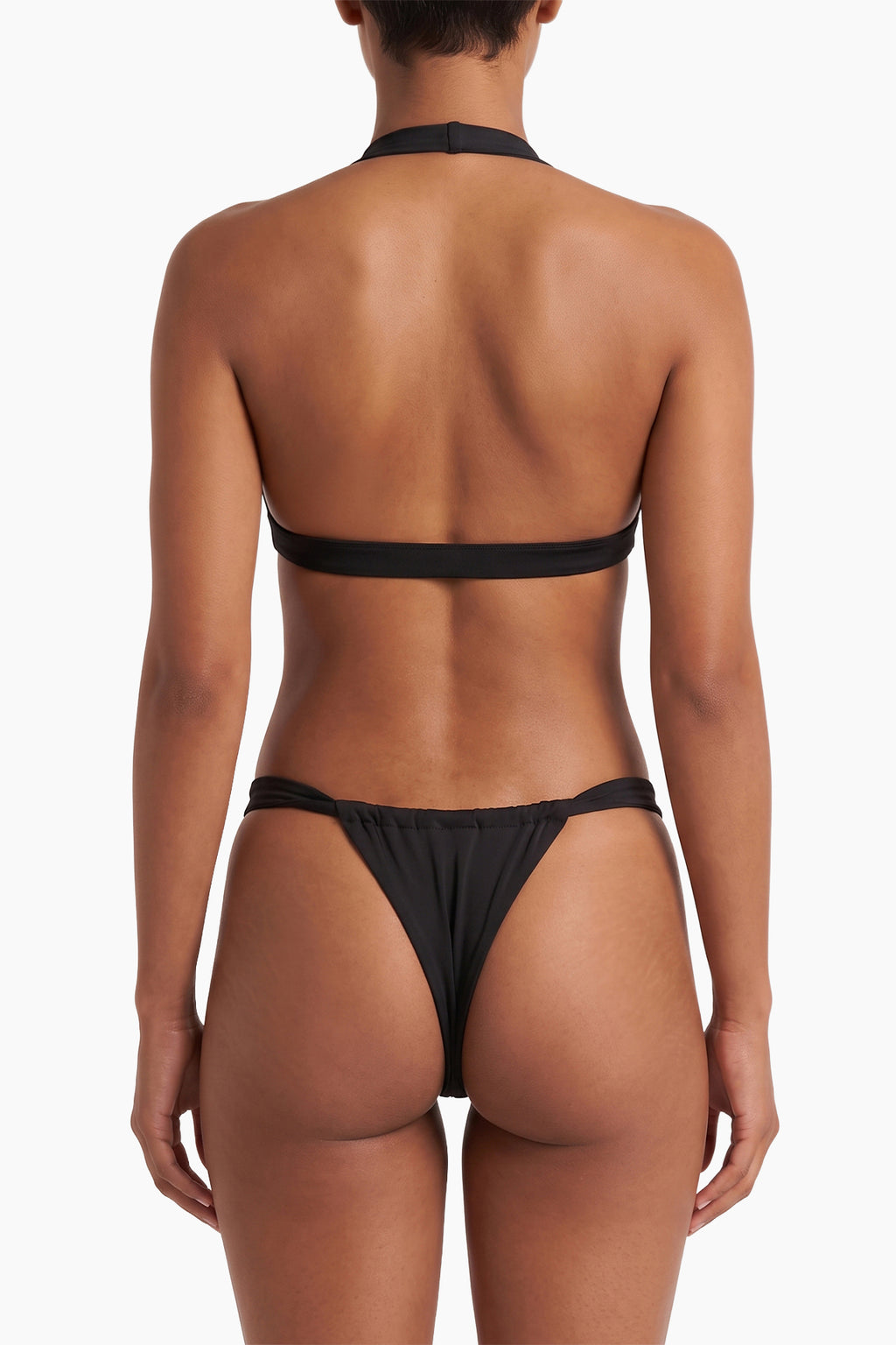 Halter Bikini Top - Black