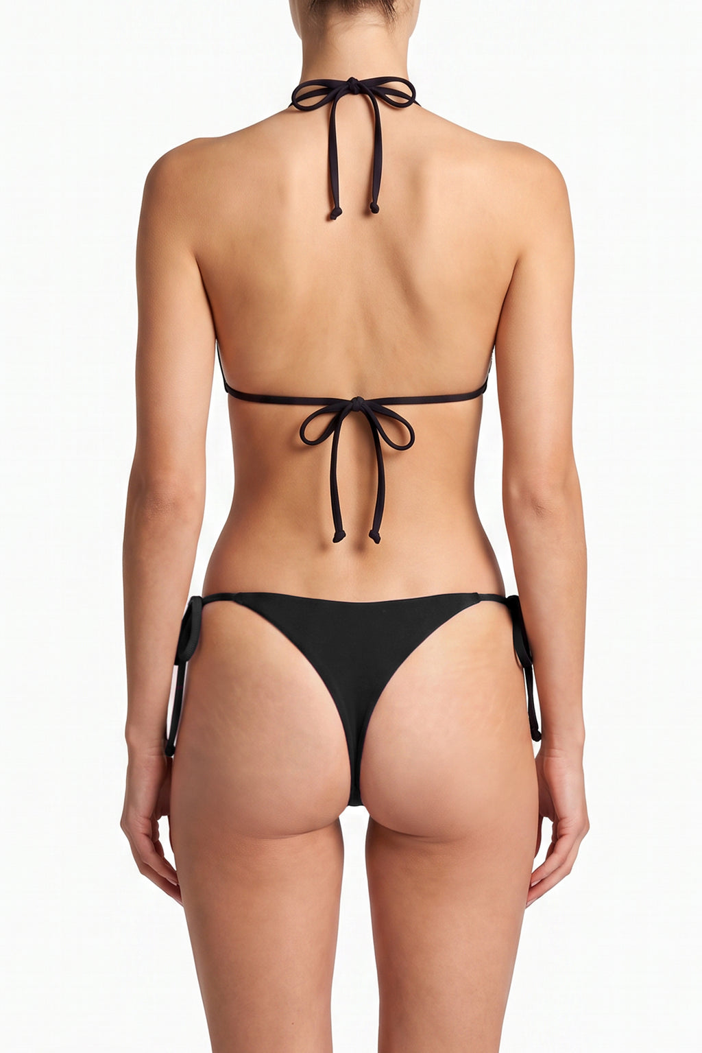 Tie Side Bikini Bottom - Black