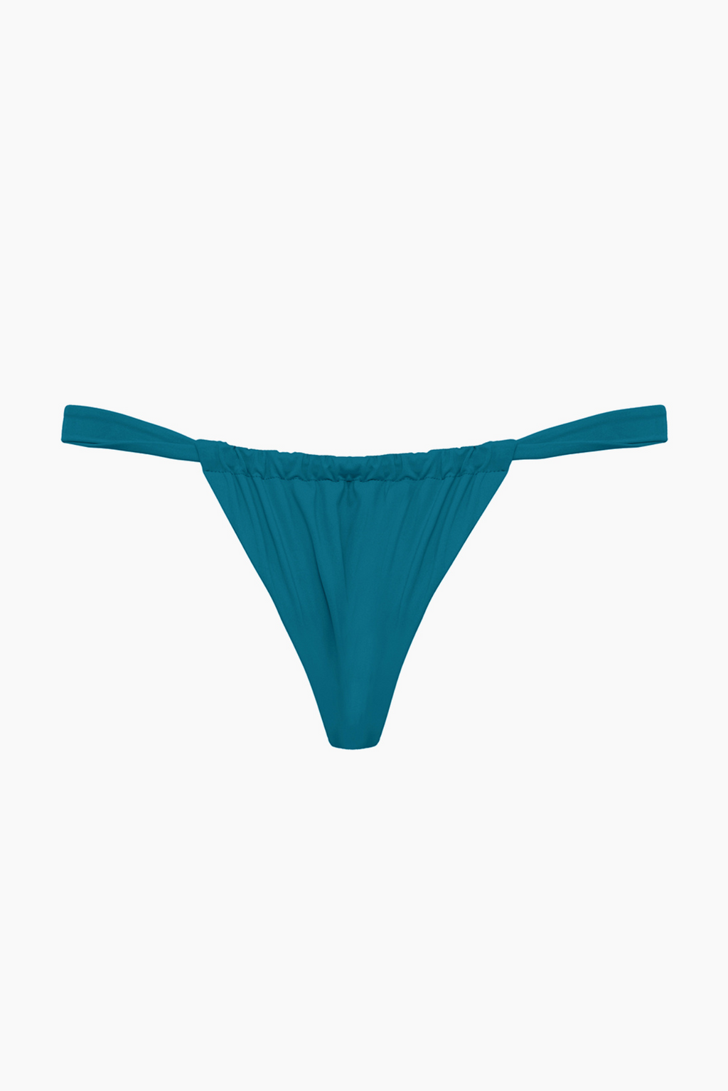 Ruched Bikini Bottom - Emerald