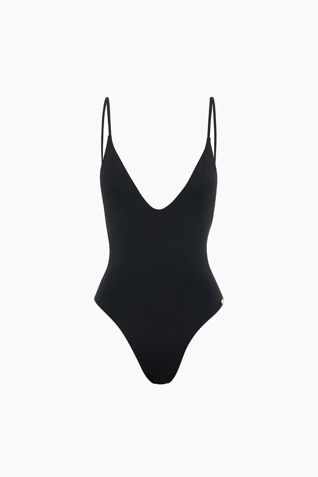 Scoop Neck One Piece - Black
