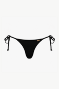 Tie Side Bikini Bottom - Black