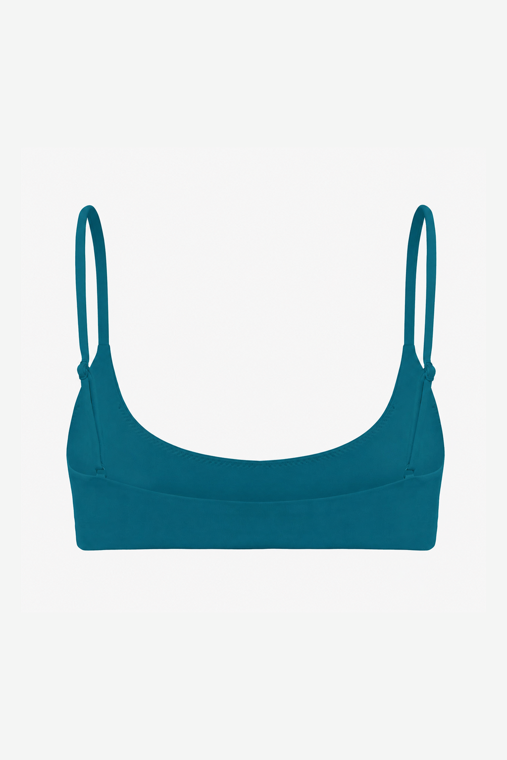 Scoop Crop Bikini Top - Emerald