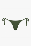 Tie Side Bikini Bottom - Olive