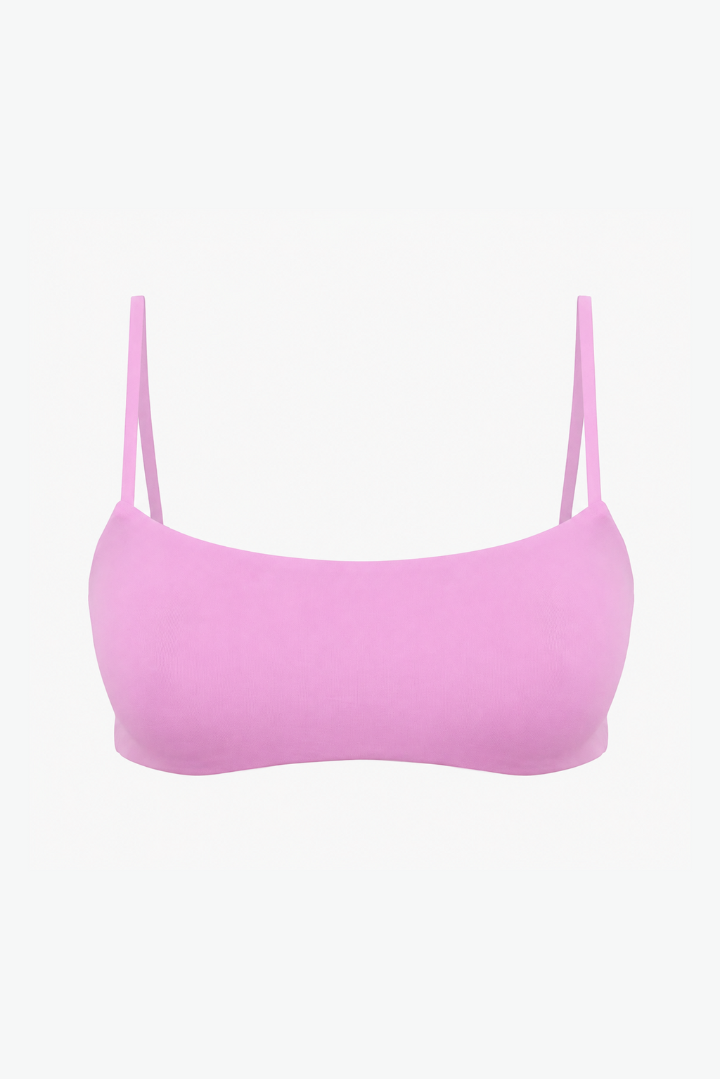 Square Crop Bikini Top - Pink