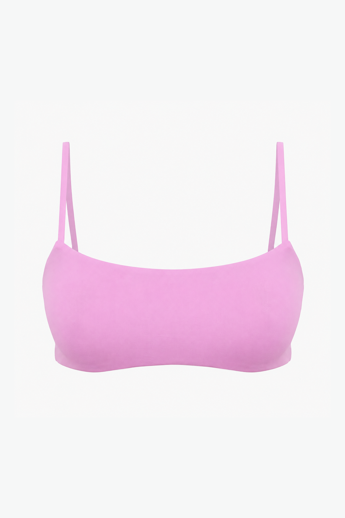 Square Crop Bikini Top - Pink