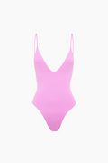 Scoop Neck One Piece - Pink