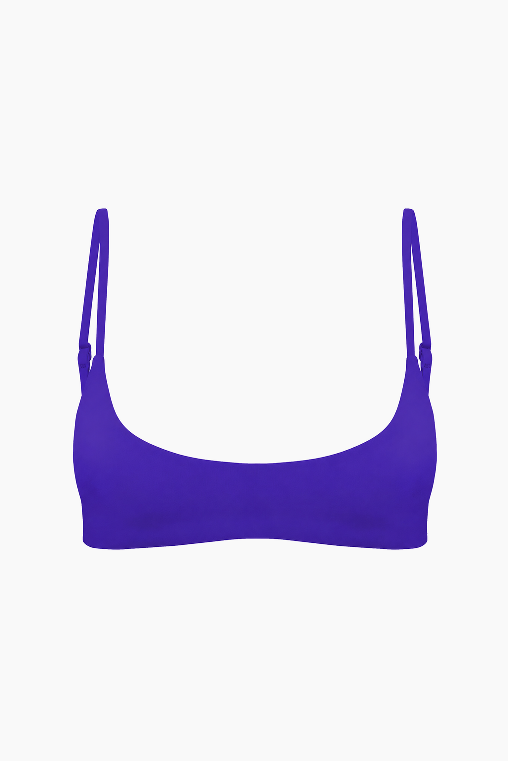 Scoop Crop Bikini Top - Ultra Blue