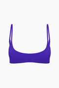 Scoop Crop Bikini Top - Ultra Blue