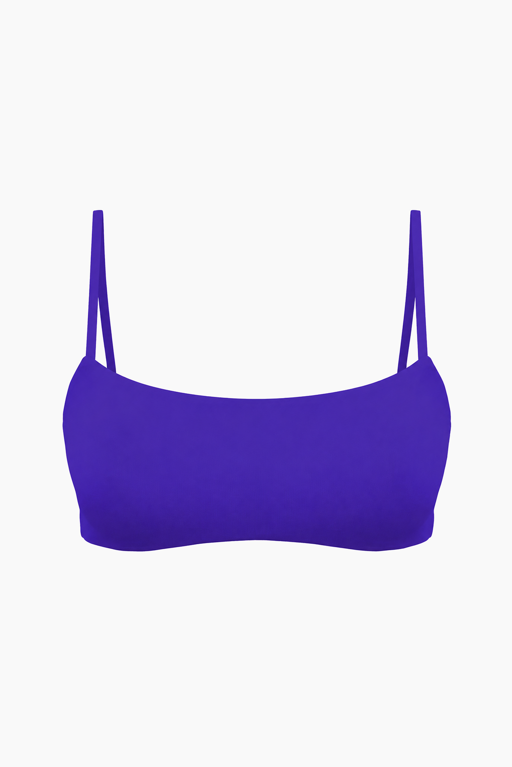 Square Crop Bikini Top - Ultra Blue